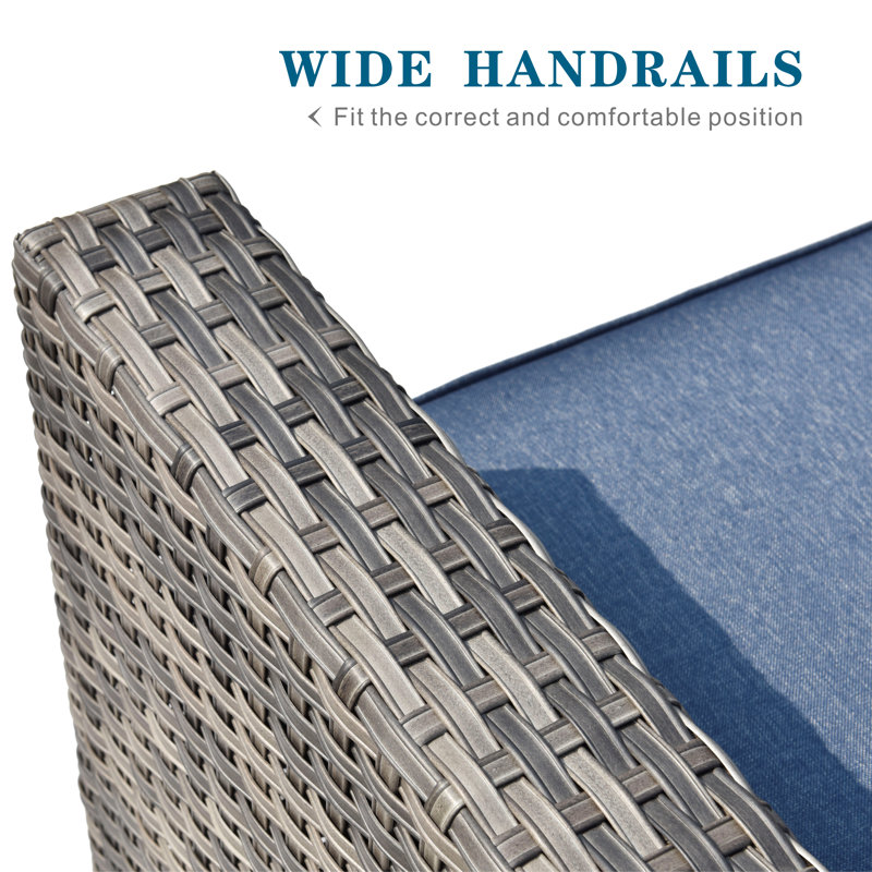 Latitude Run® 5 Piece Sectional Seating Group with Cushions & Reviews